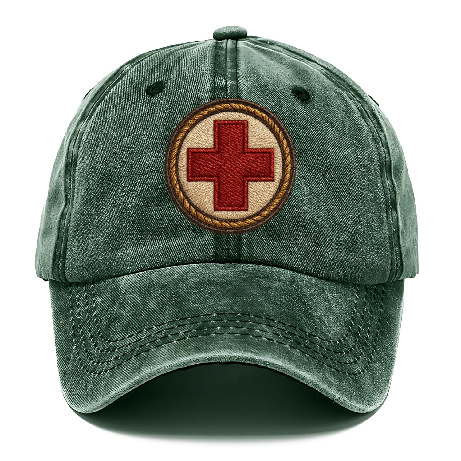 Medical Cross  - Classic Cap - Forest Mist(Green)
