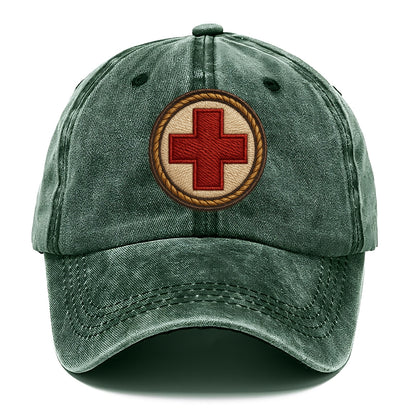 Medical Cross  - Classic Cap - Forest Mist(Green)