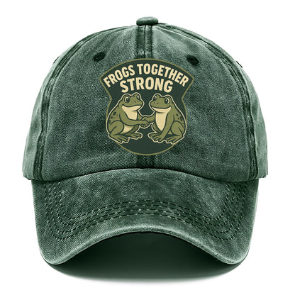 Frogs Together Strong 3 - Classic Cap - Forest Mist(Green)