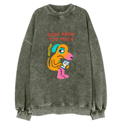 CATS OWN YOU | Cat on throne pointing down - Vintage Sweatshirt - Forest Mist(Green)