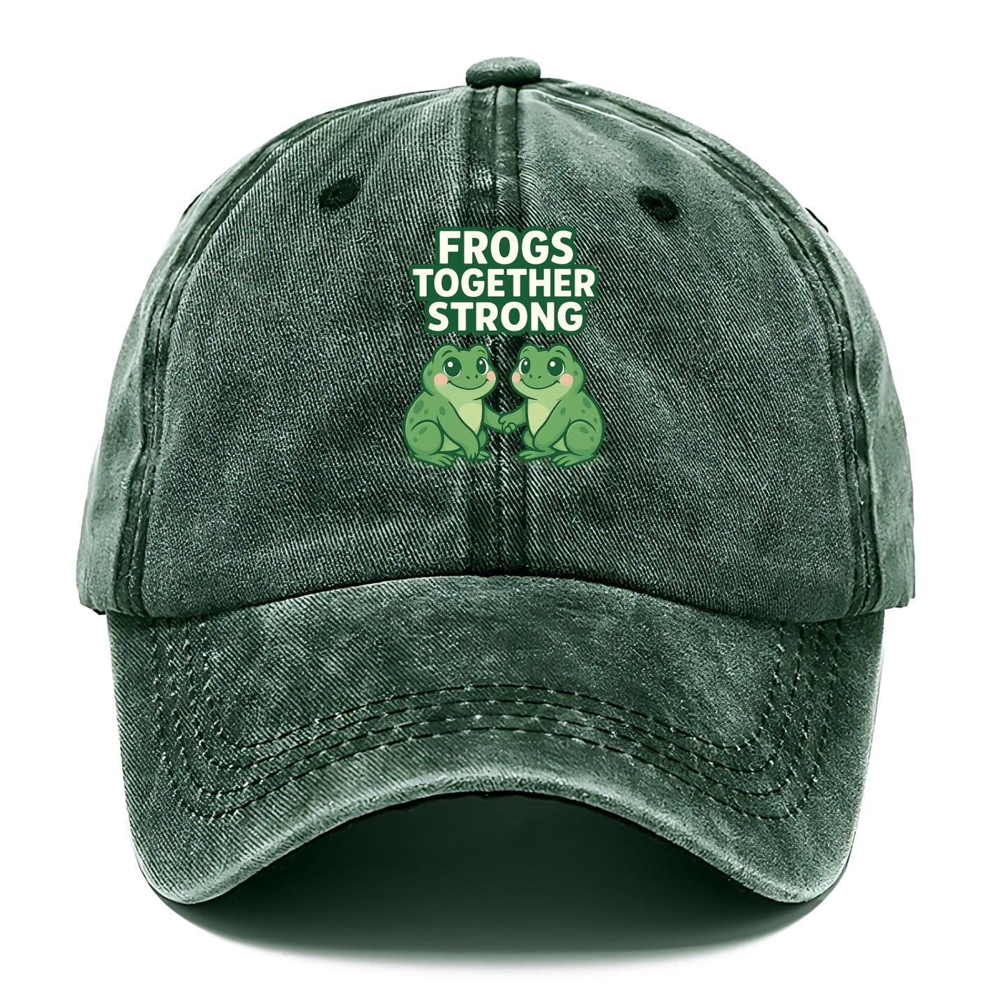 Frogs Together Strong 2 - Classic Cap - Forest Mist(Green)