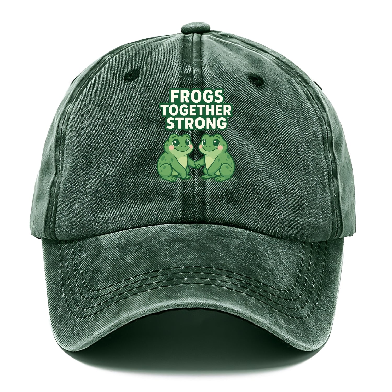 Frogs Together Strong 2 - Classic Cap - Forest Mist(Green)