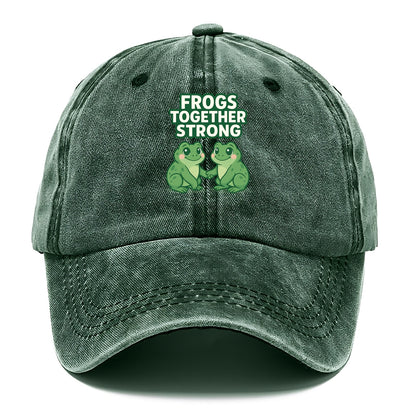 Frogs Together Strong 2 - Classic Cap - Forest Mist(Green)