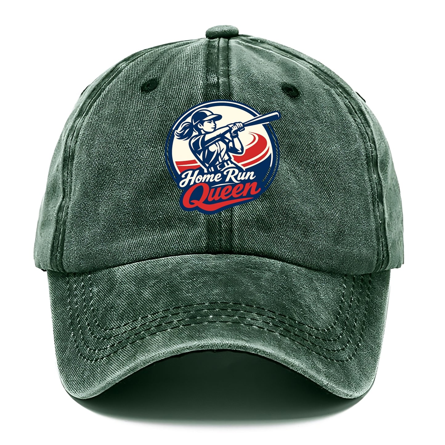 Feminine Power at Bat - Classic Cap - Forest Mist(Green)