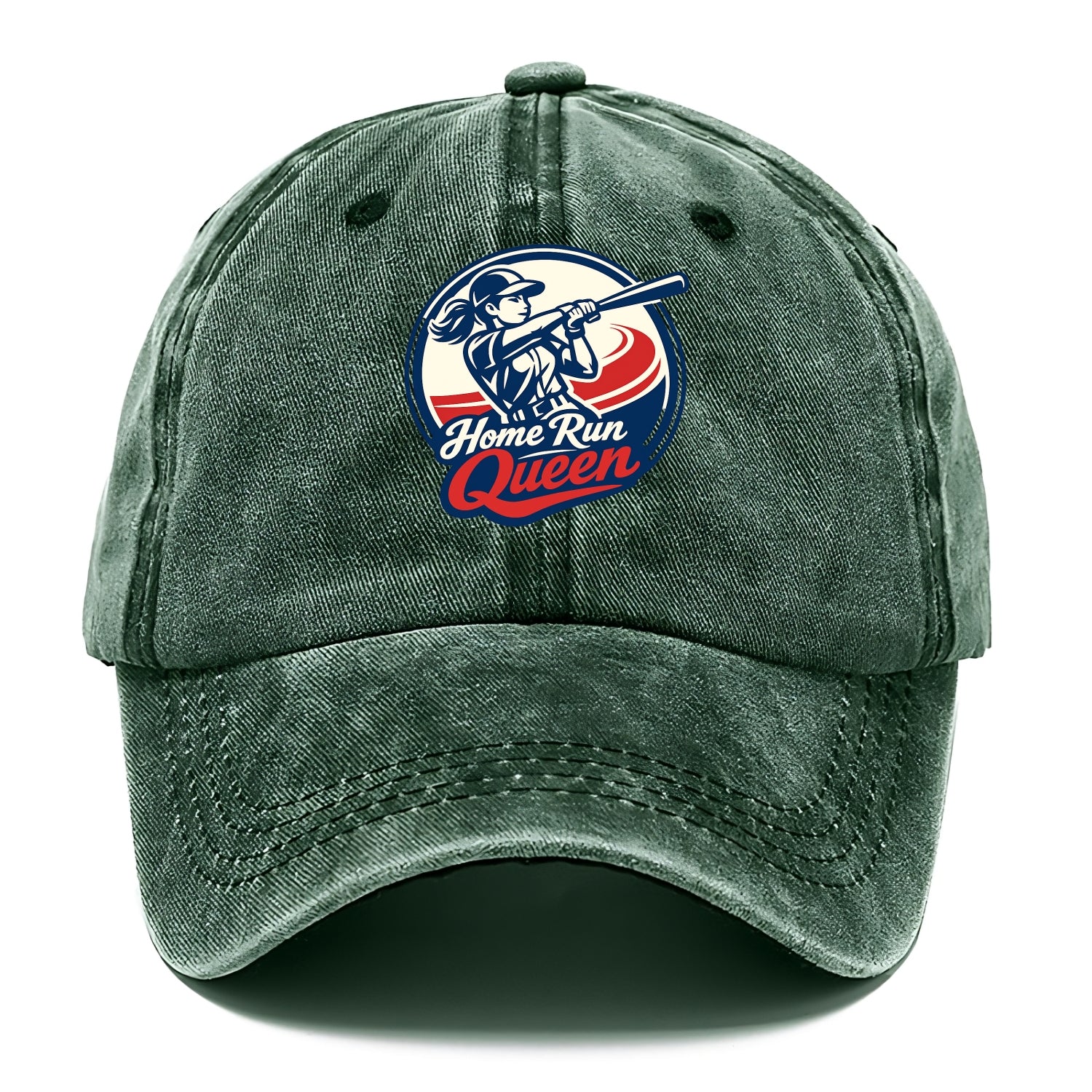 Feminine Power at Bat - Classic Cap - Forest Mist(Green)