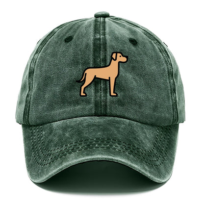 Great Dane - Fawn colored flat side profile - Classic Cap - Forest Mist(Green)