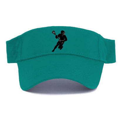 Lacrosse player cradling stick - Visor - Forest Mist(Green)