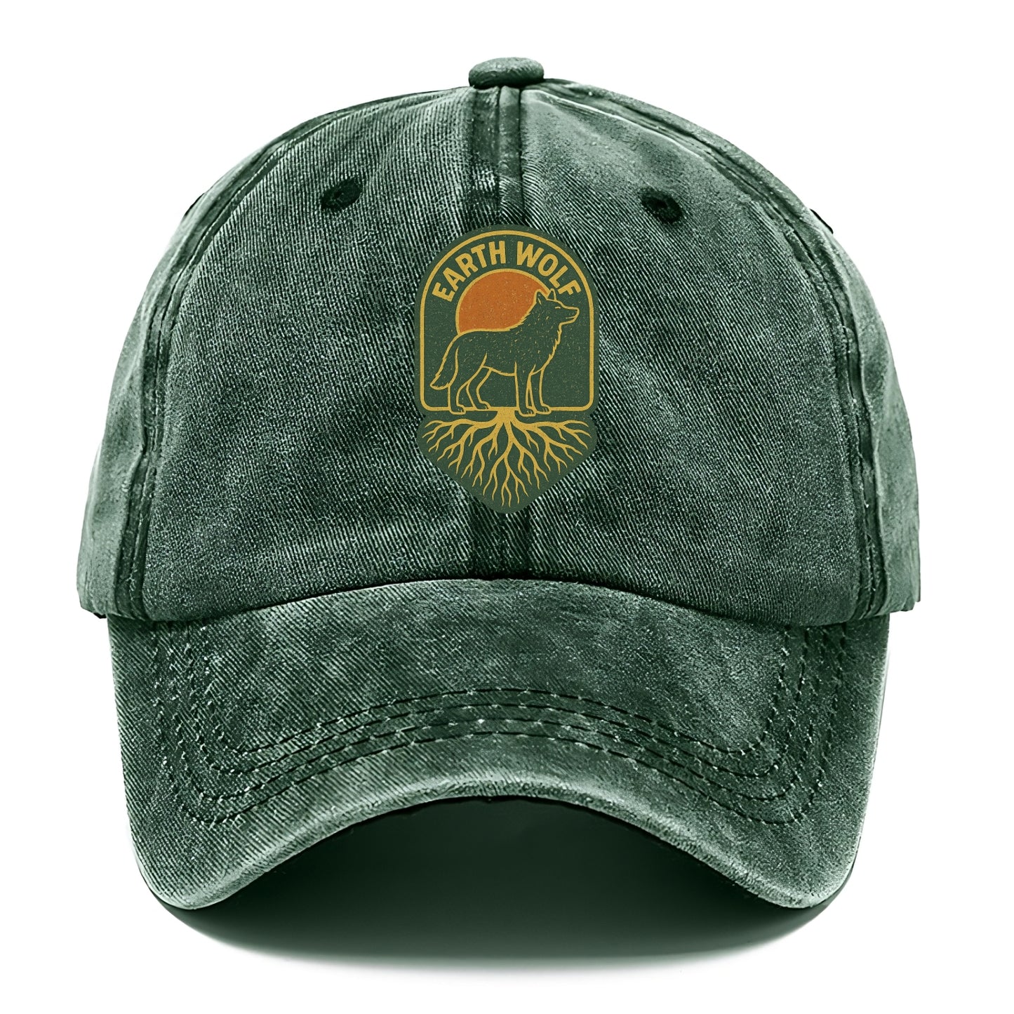 Earth Wolf Roots  - Classic Cap - Forest Mist(Green)