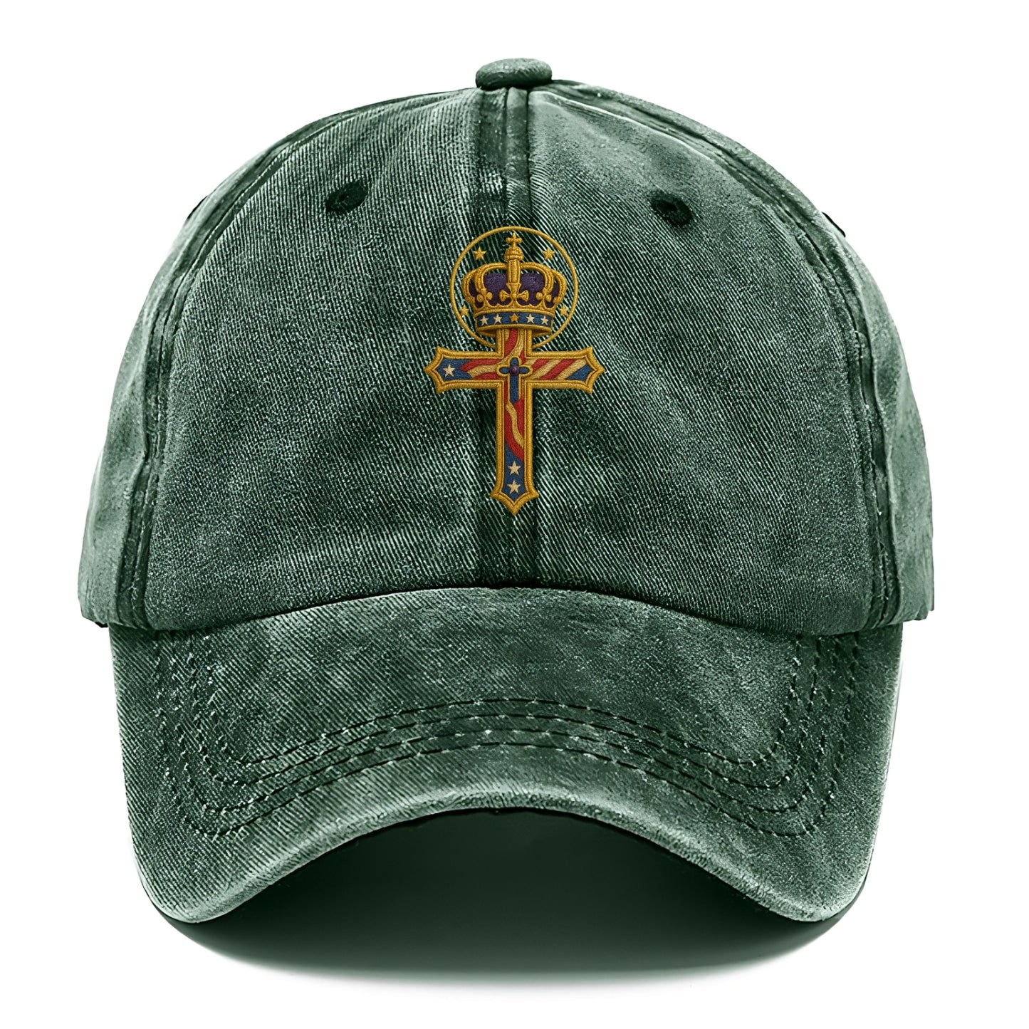 Cross and Crown  - Classic Cap - Forest Mist(Green)