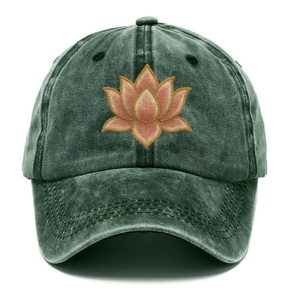 Lotus Flower - Classic Cap - Forest Mist(Green)