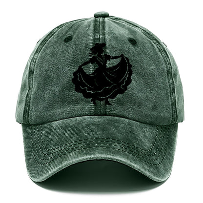 Mexican folk dancer twirling skirt - Classic Cap - Forest Mist(Green)