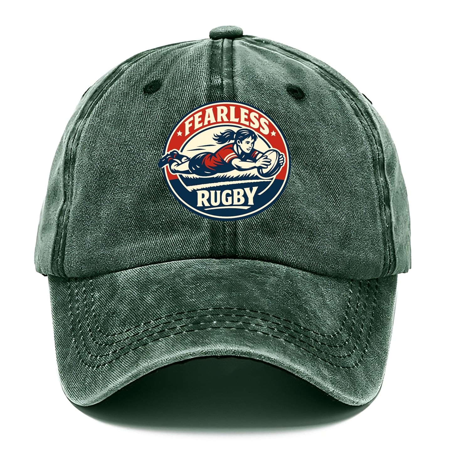 Fearless Try Scorer Emblem - Classic Cap - Forest Mist(Green)