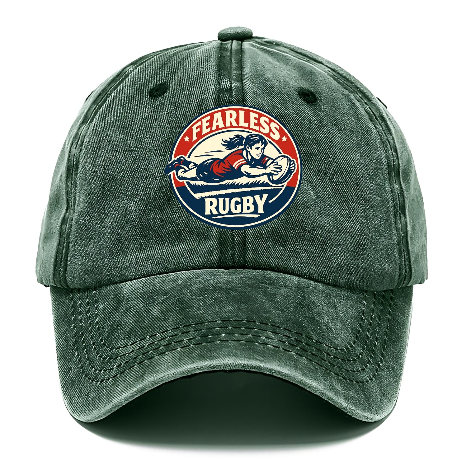 Fearless Try Scorer Emblem - Classic Cap - Forest Mist(Green)