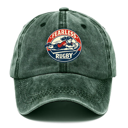 Fearless Try Scorer Emblem - Classic Cap - Forest Mist(Green)