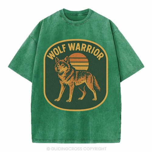 Wolf Warrior  - Vintage T-shirt