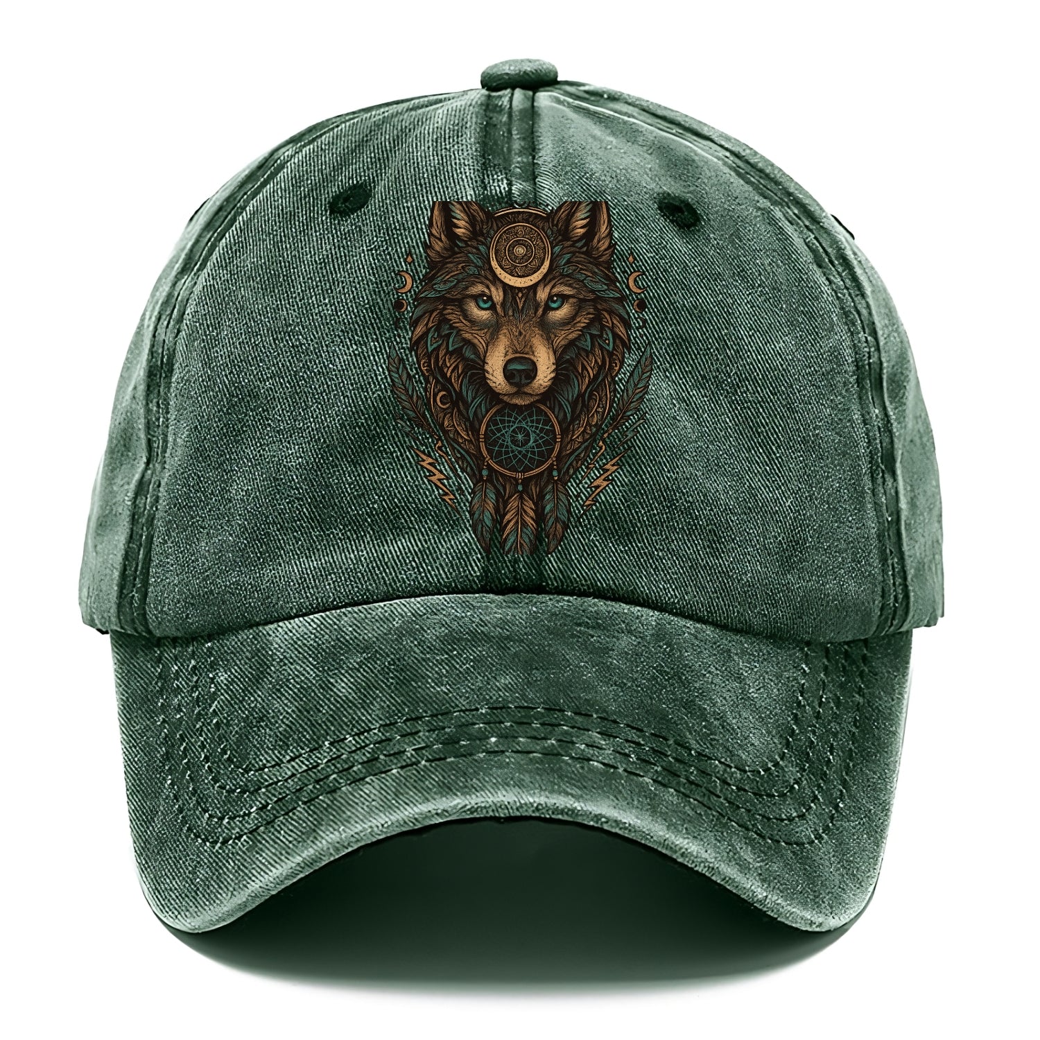 Storm Wolf Thunder  - Classic Cap - Forest Mist(Green)