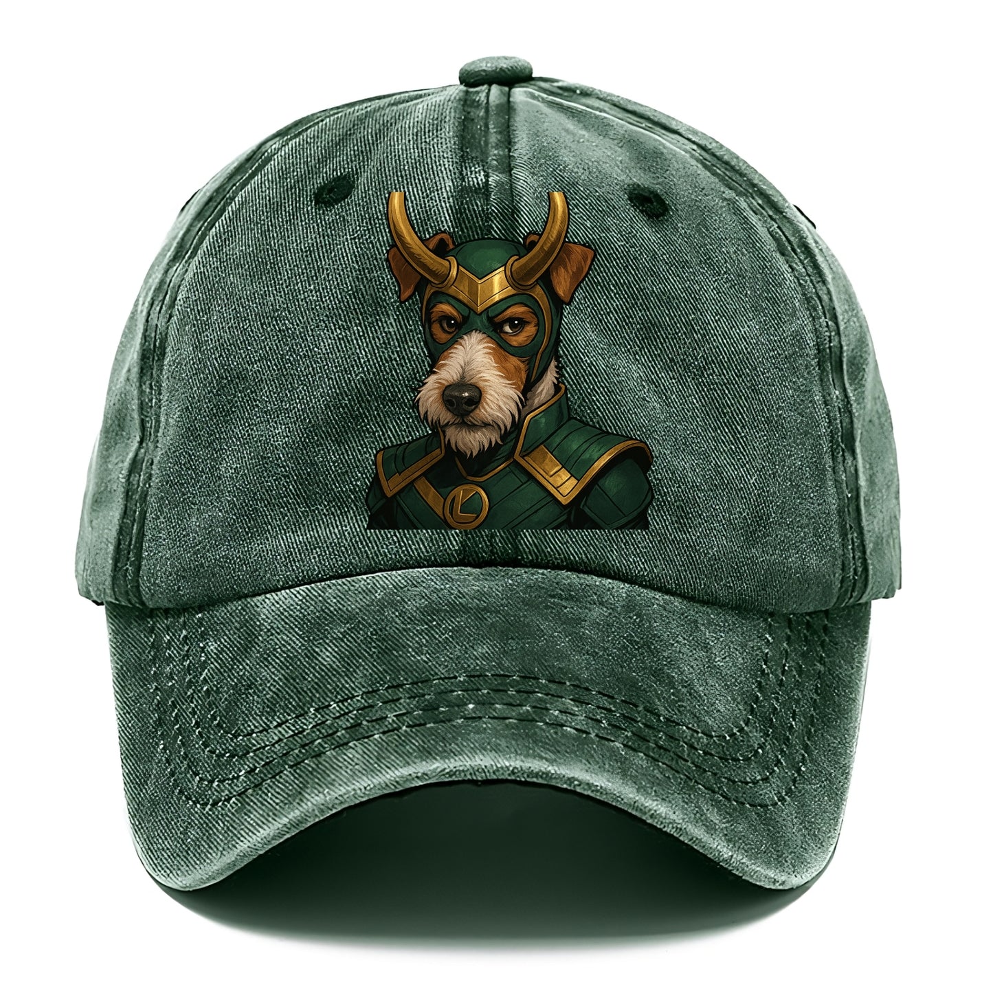 Fox Terrier Loki  - Classic Cap - Forest Mist(Green)