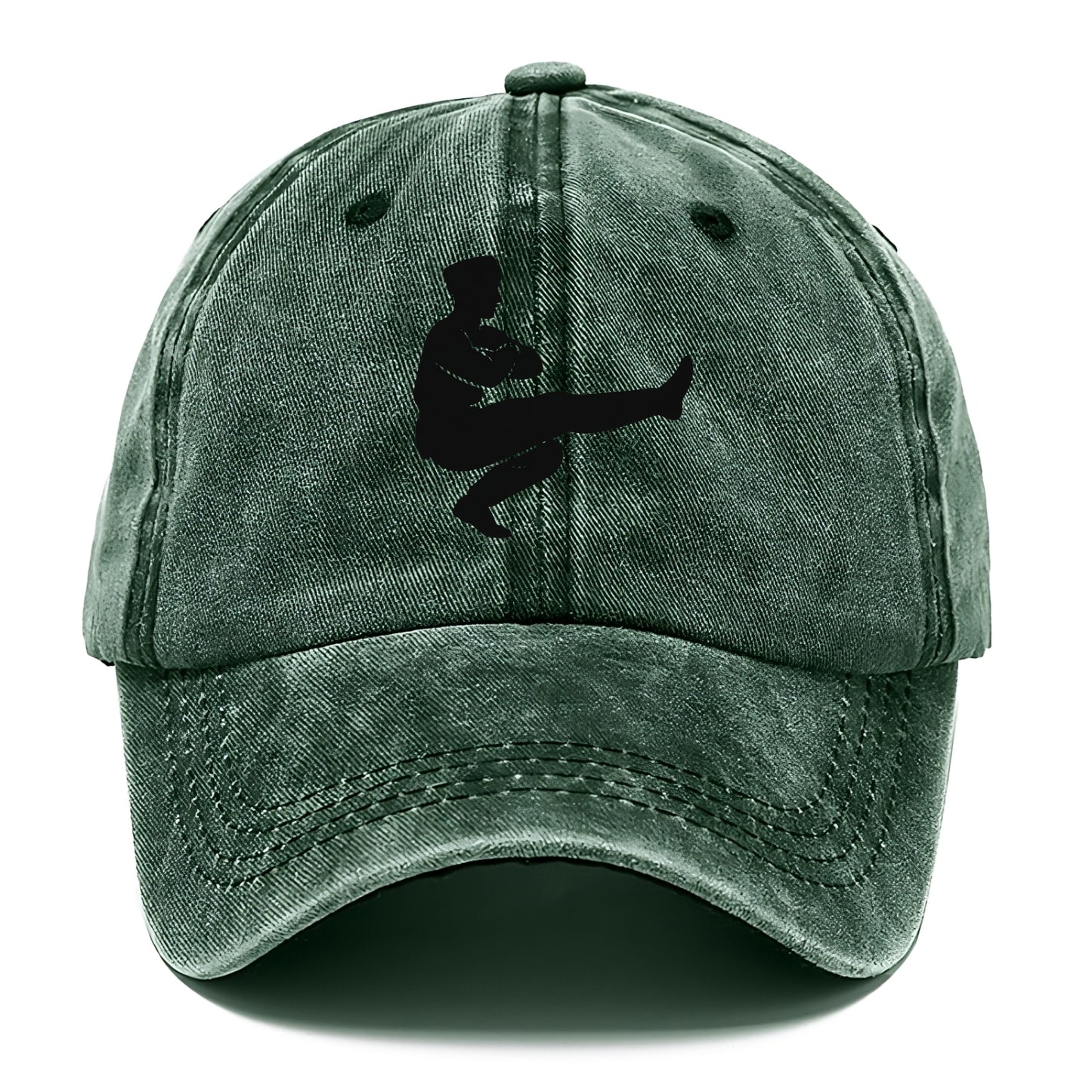 Russian Cossack dancer squat kick - Classic Cap - Forest Mist(Green)