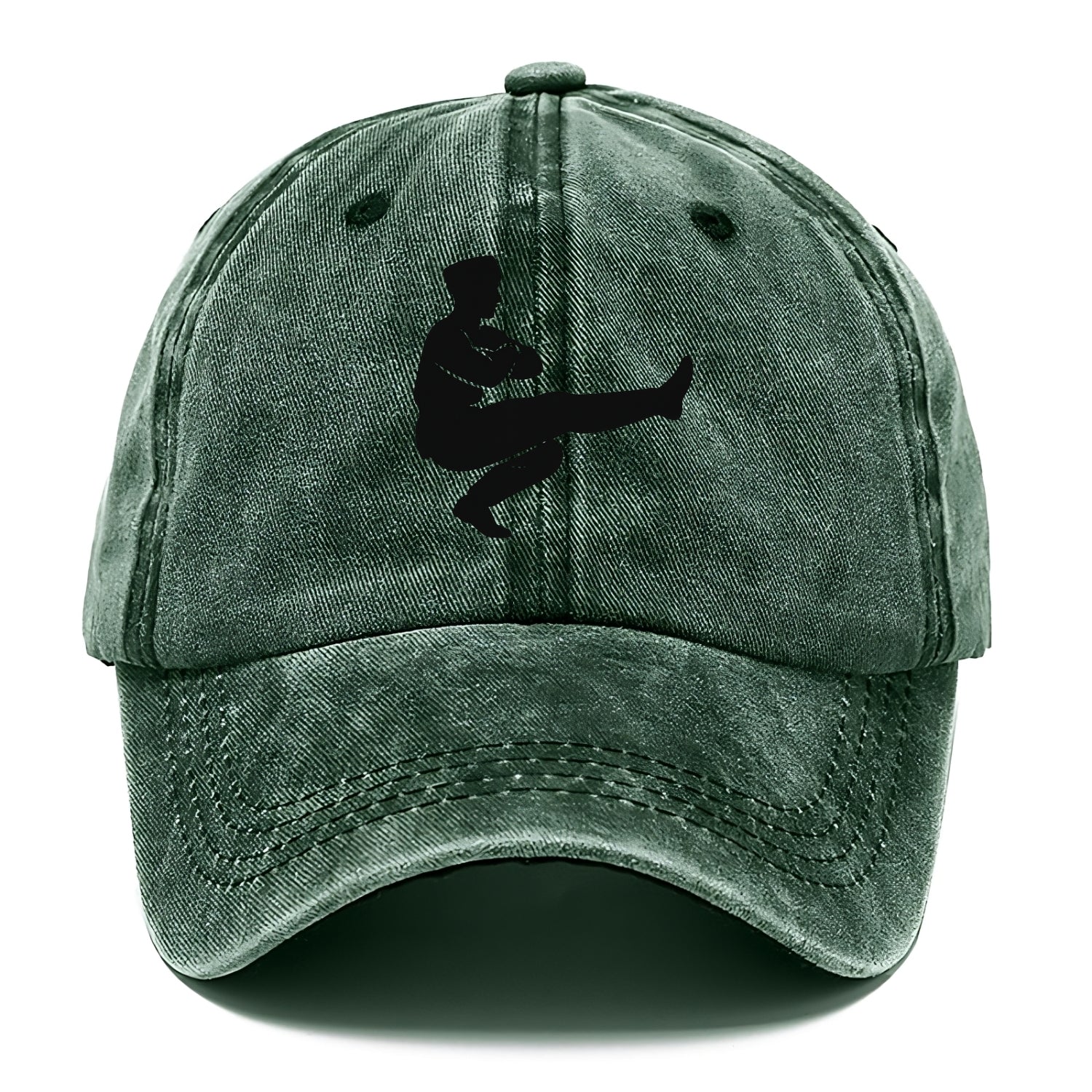 Russian Cossack dancer squat kick - Classic Cap - Forest Mist(Green)