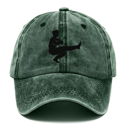 Russian Cossack dancer squat kick - Classic Cap - Forest Mist(Green)