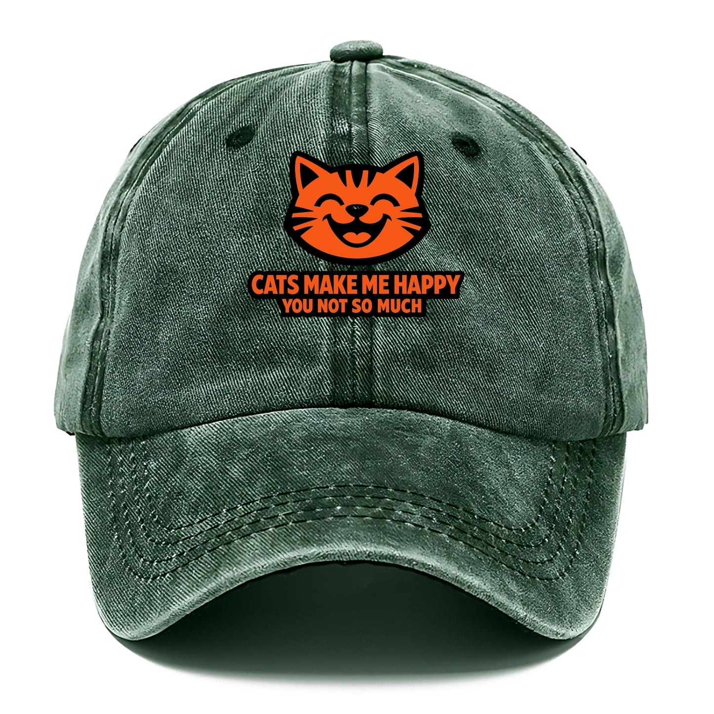 Feline Joy and Sassy Truths - Classic Cap - Forest Mist(Green)