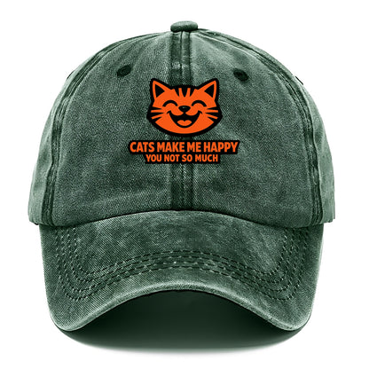 Feline Joy and Sassy Truths - Classic Cap - Forest Mist(Green)