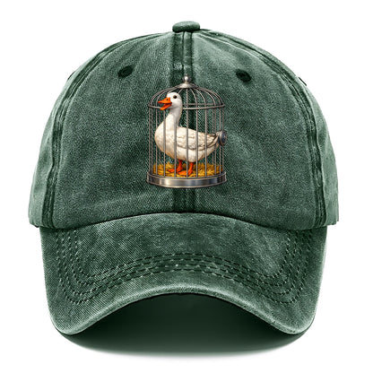 Duck In Cage - Classic Cap - Forest Mist(Green)