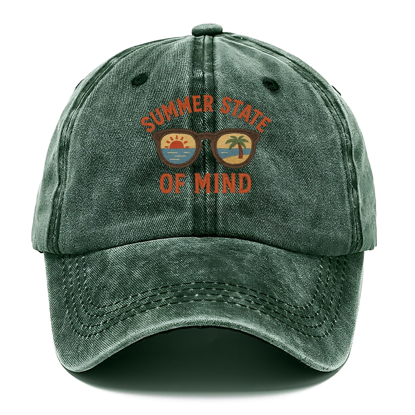 Summer State Of Mind  - Classic Cap - Forest Mist(Green)