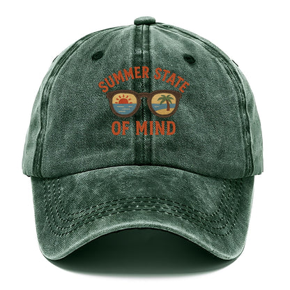 Summer State Of Mind  - Classic Cap - Forest Mist(Green)