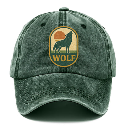 Carbon Fiber Wolf  - Classic Cap - Forest Mist(Green)