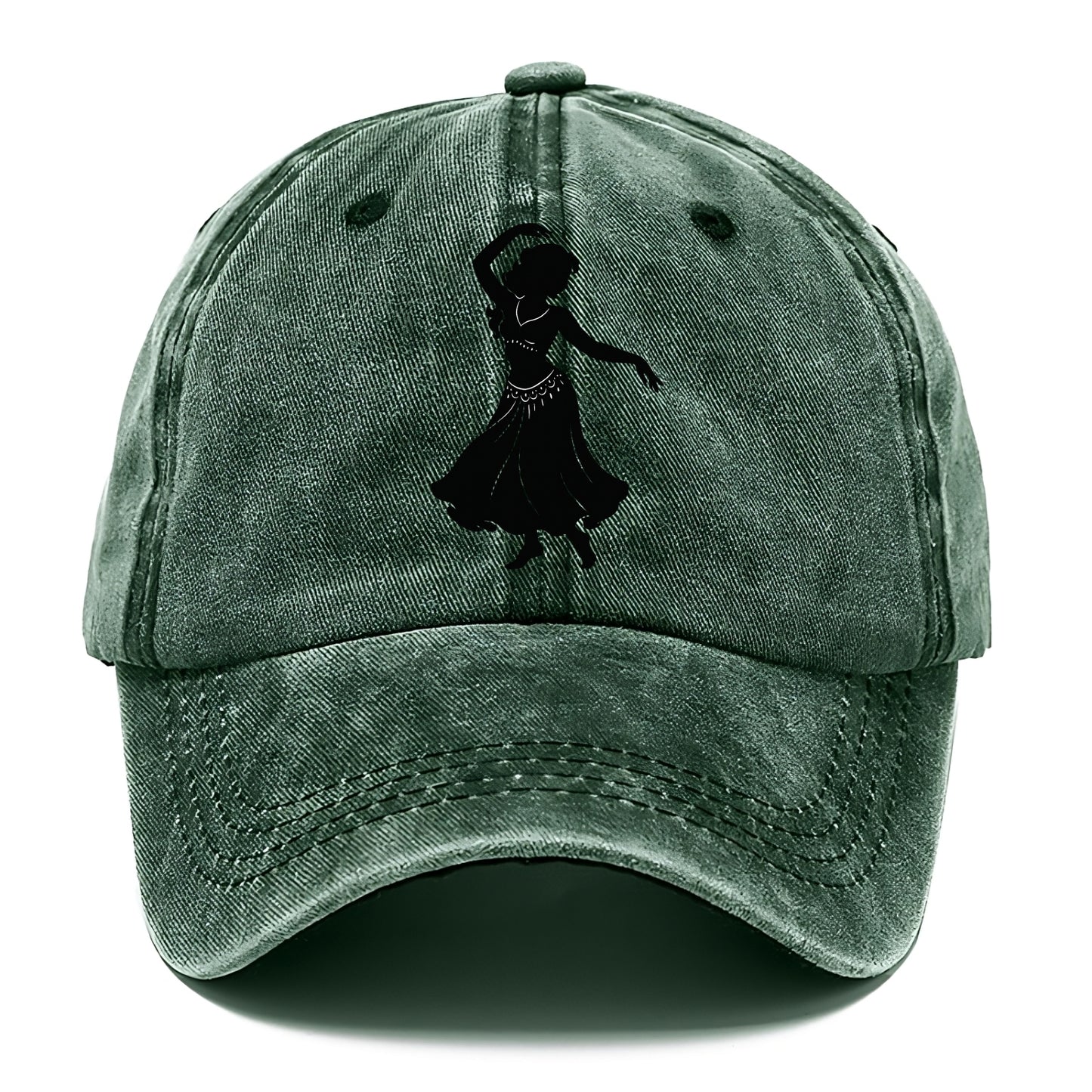 Belly dancer graceful gesture - Classic Cap - Forest Mist(Green)