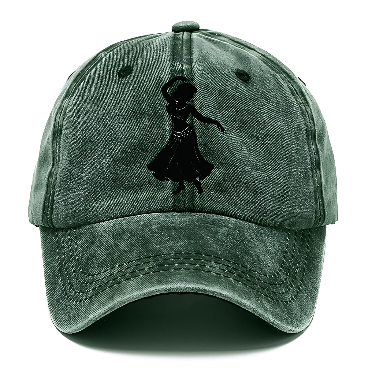 Belly dancer graceful gesture - Classic Cap - Forest Mist(Green)