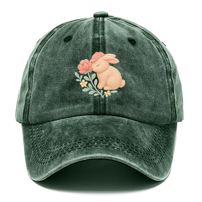 Peach Bunny - Classic Cap - Forest Mist(Green)