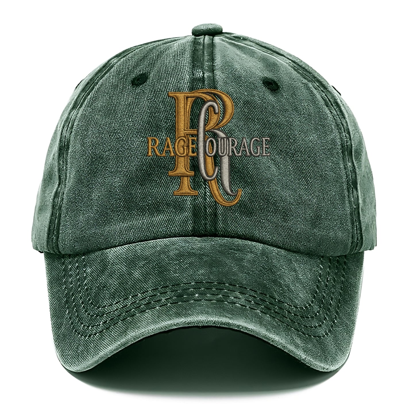 RAGE;COURAGE MODE Warrior Green Hat - Classic Cap - Forest Mist(Green)
