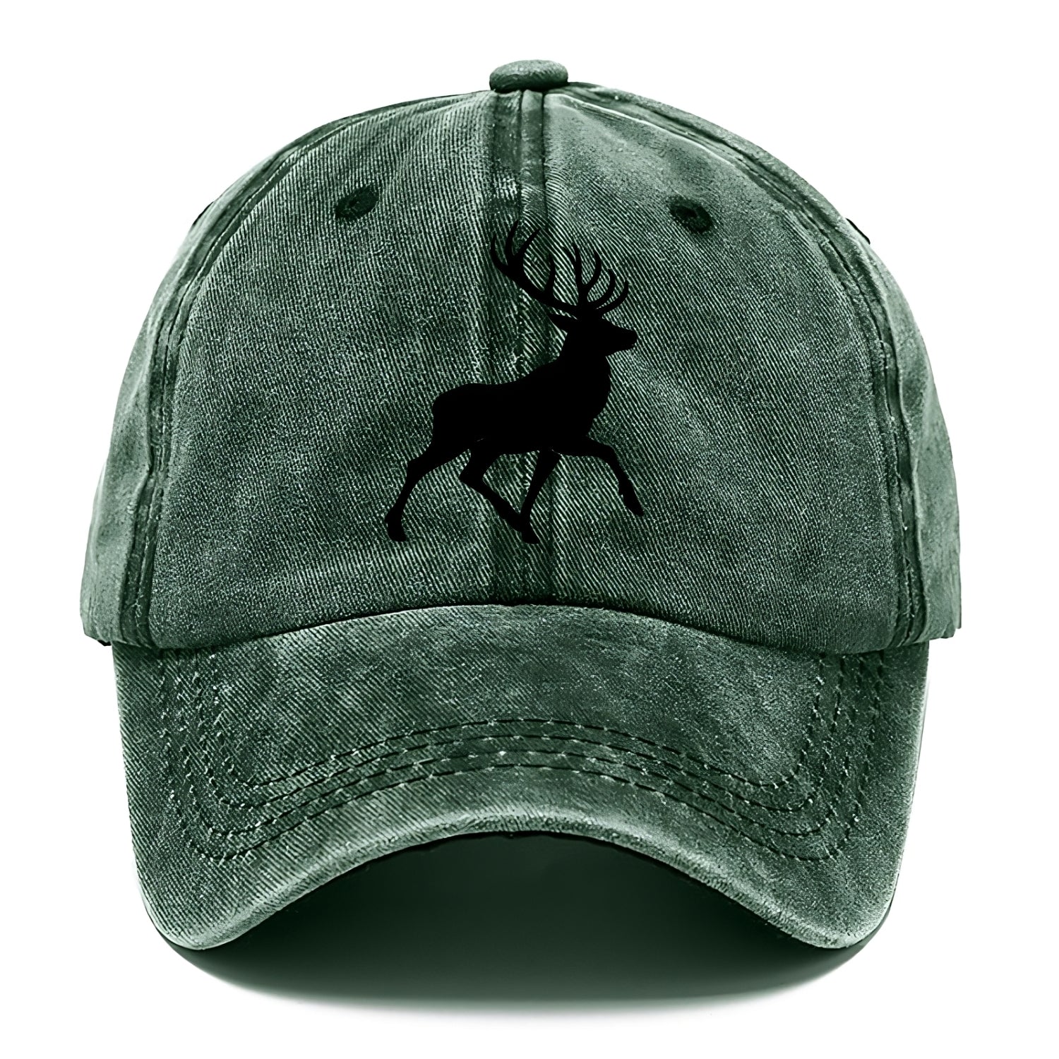 Deer with majestic antlers - Classic Cap - Forest Mist(Green)