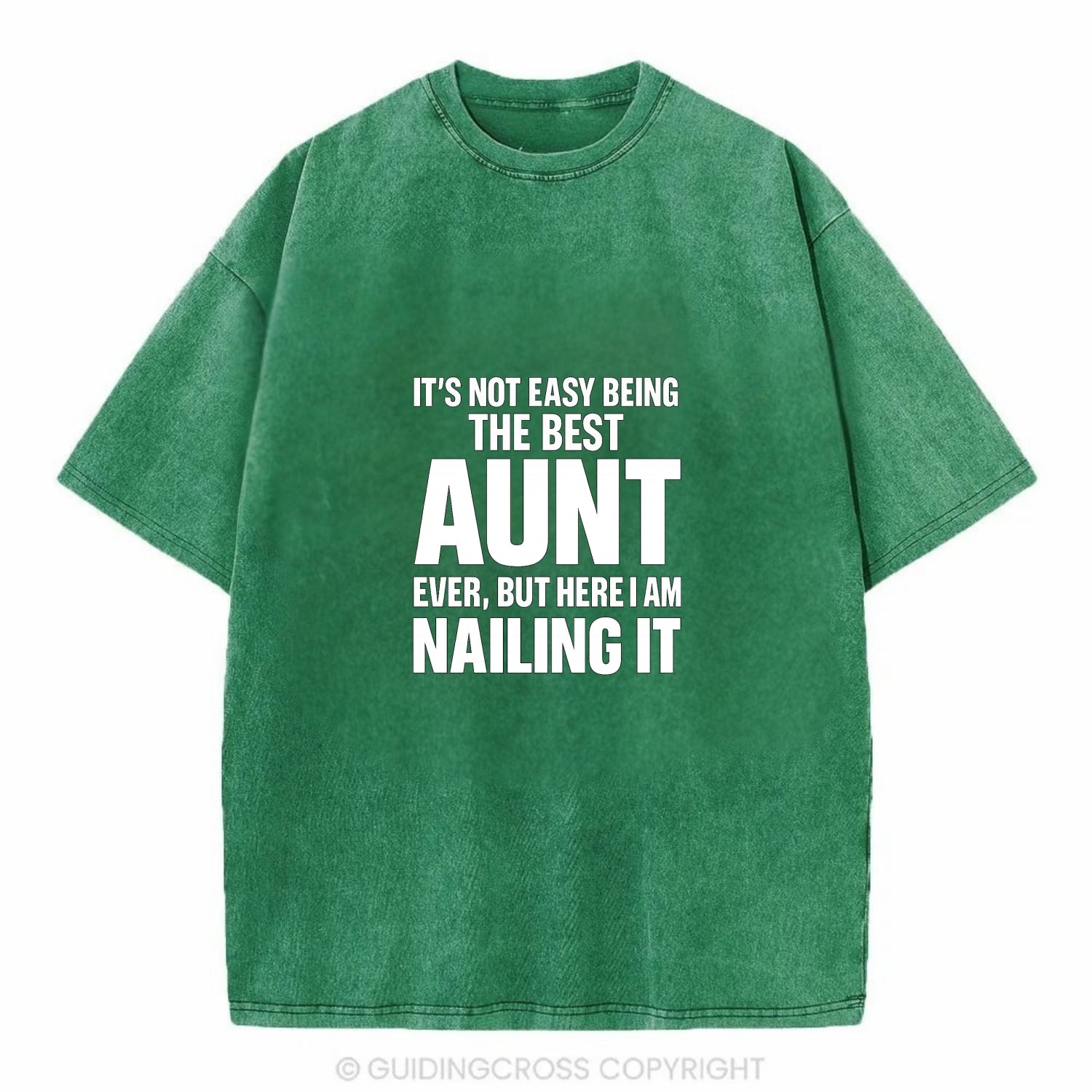 It's not easy being the best BROTHER ever, but here I am nailing it - Vintage T-shirt - Forest Mist(Green)