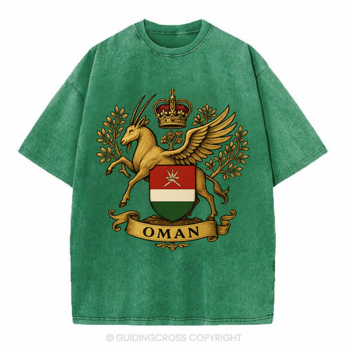 Oman Heritage Badge  - Vintage T-shirt