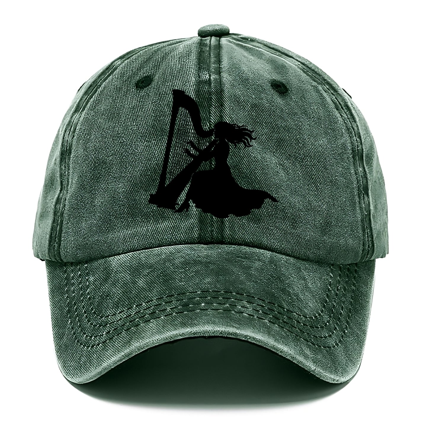 Harpist playing ethereal melody - Classic Cap - Forest Mist(Green)