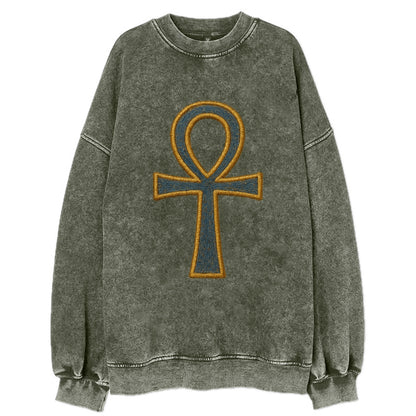 Ankh - Vintage Sweatshirt - Forest Mist(Green)