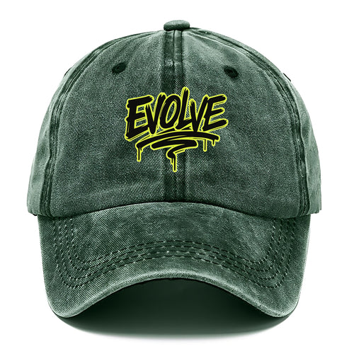 Bold typography design - EVOLVE - changing, becoming better - Classic Cap