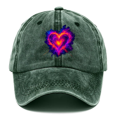 Heart Nebula - Cosmic heart-shaped nebul Classic Cap - Forest Mist(Green)