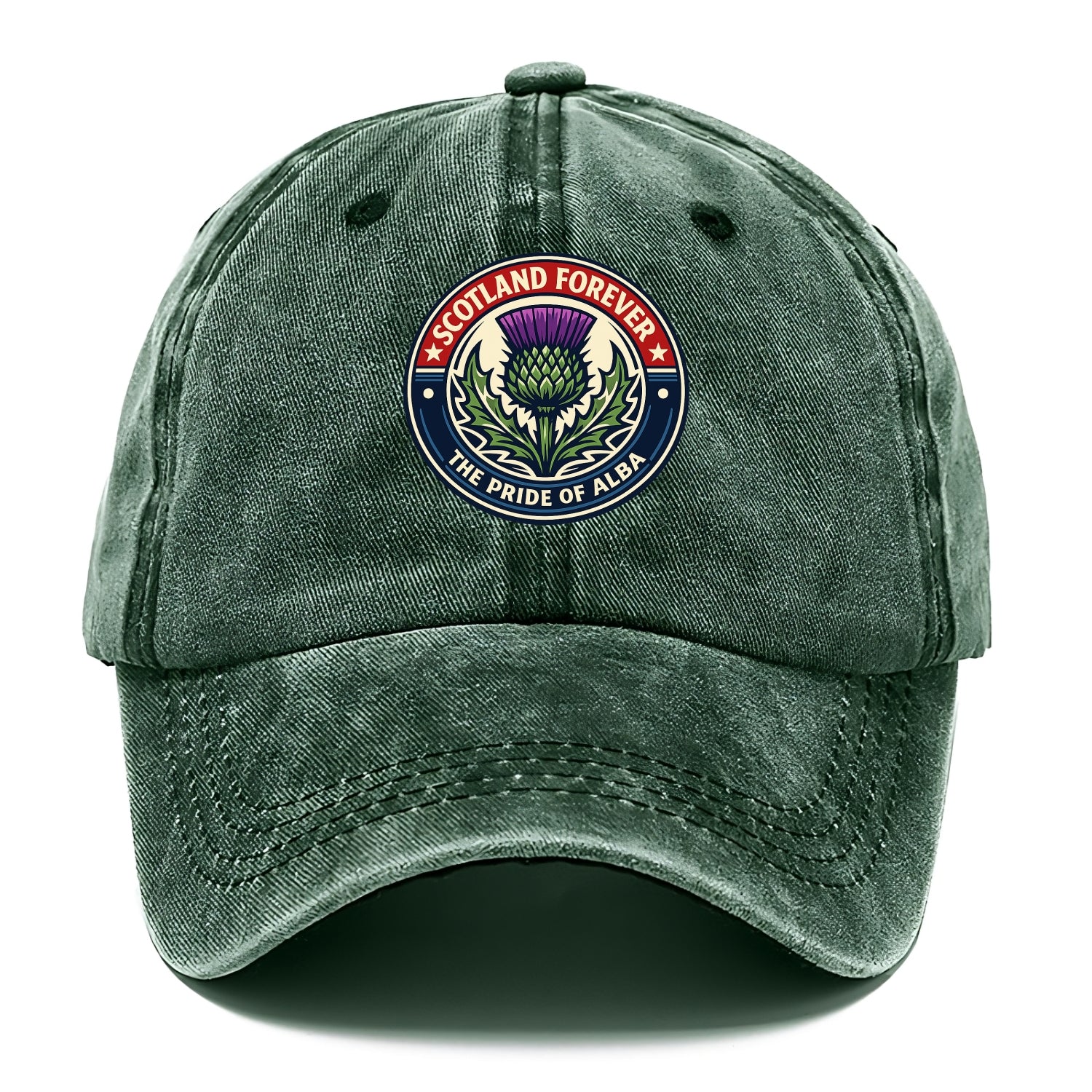 Highland Heritage Emblem - Classic Cap - Forest Mist(Green)