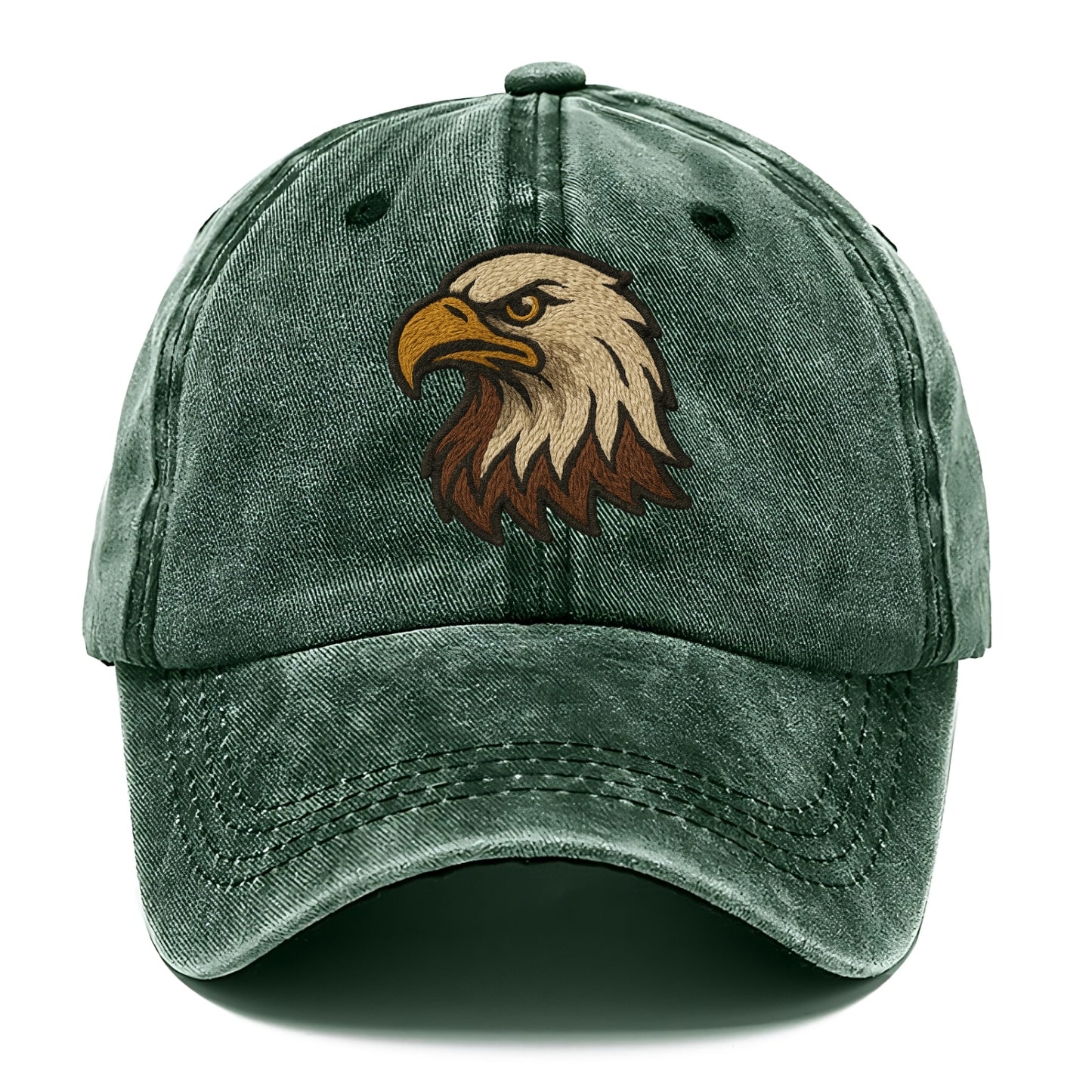 American Eagle Head  - Classic Cap - Forest Mist(Green)
