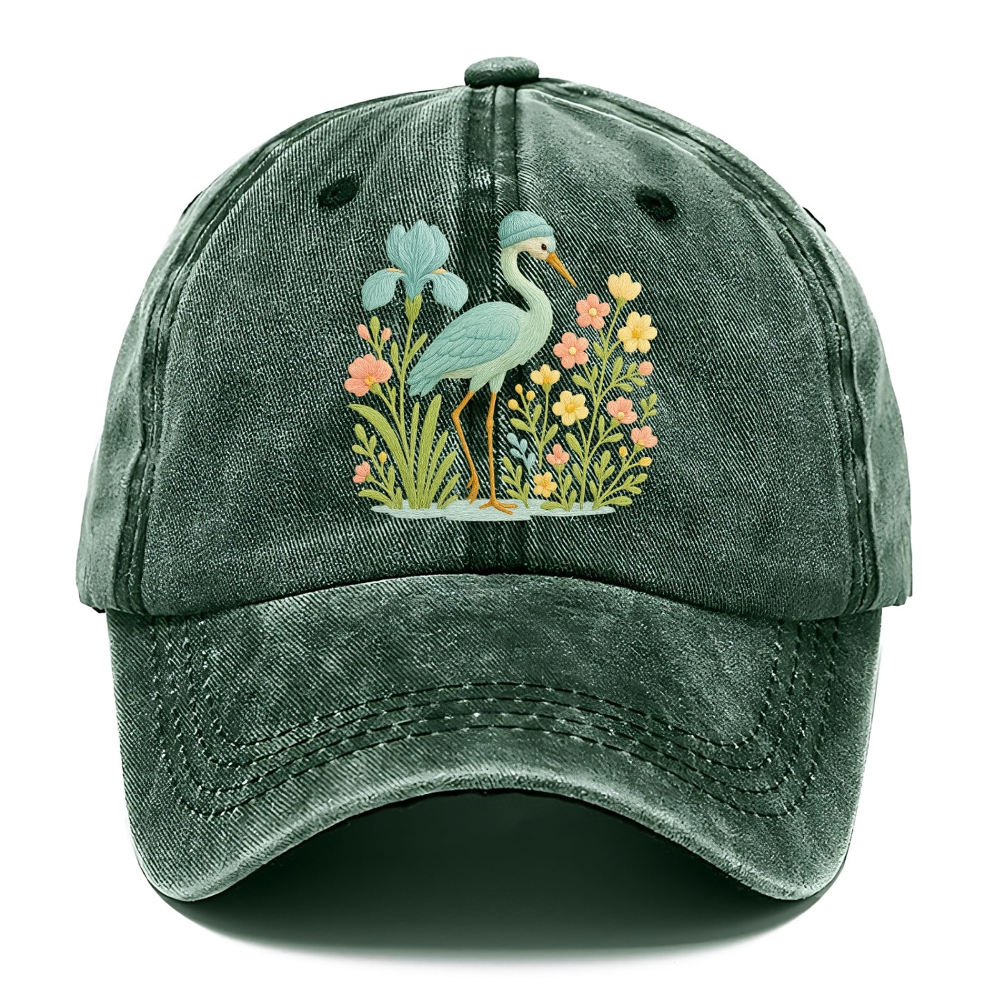 Mint Crane - Classic Cap - Forest Mist(Green)