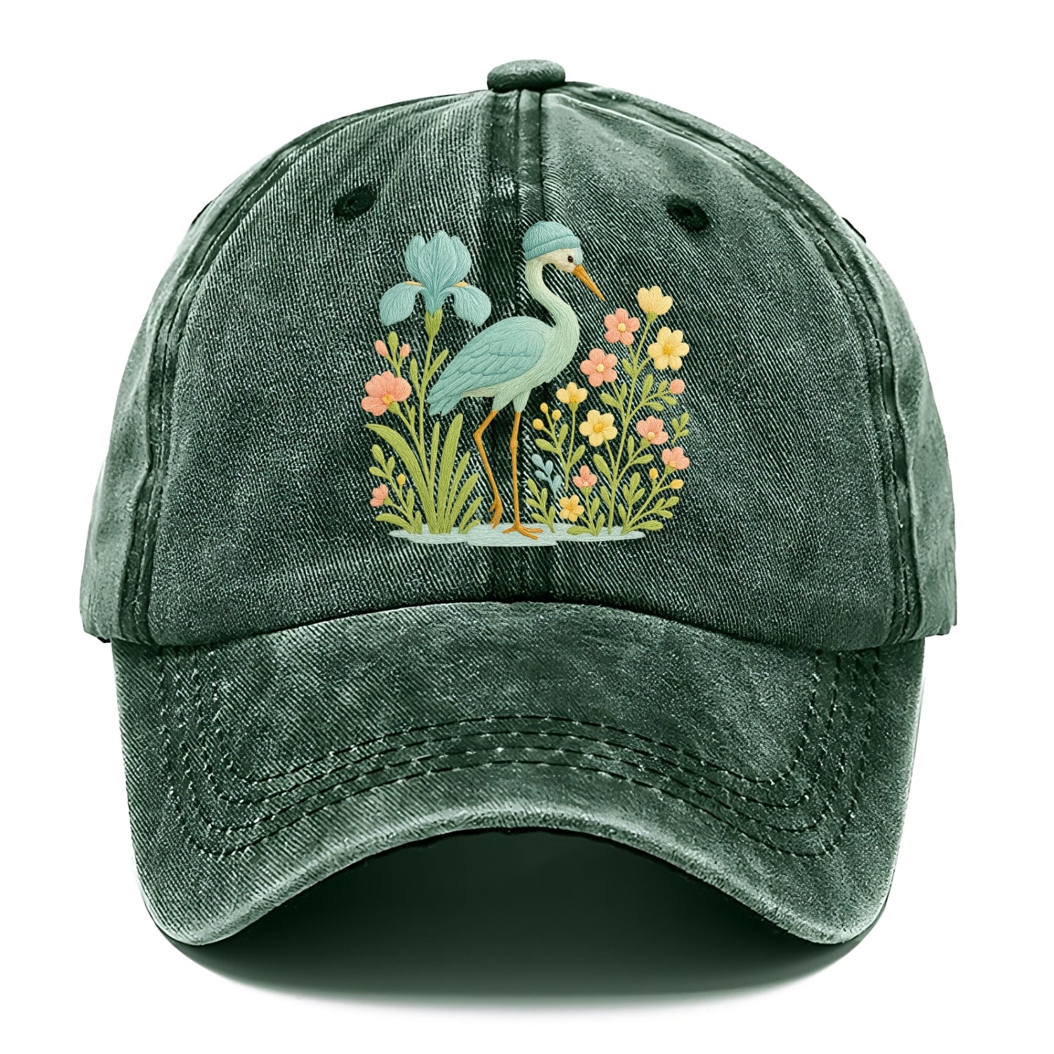Mint Crane - Classic Cap - Forest Mist(Green)