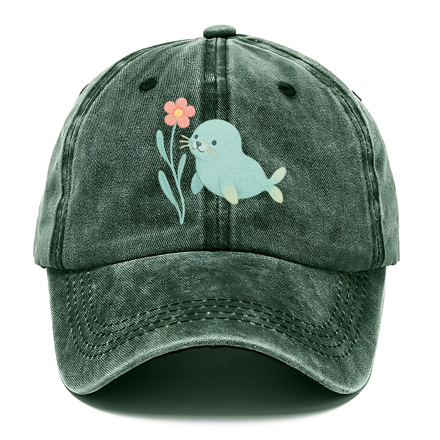 Mint Seal Pup - Classic Cap - Forest Mist(Green)