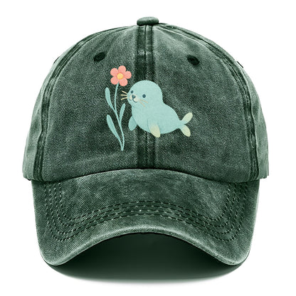 Mint Seal Pup - Classic Cap - Forest Mist(Green)