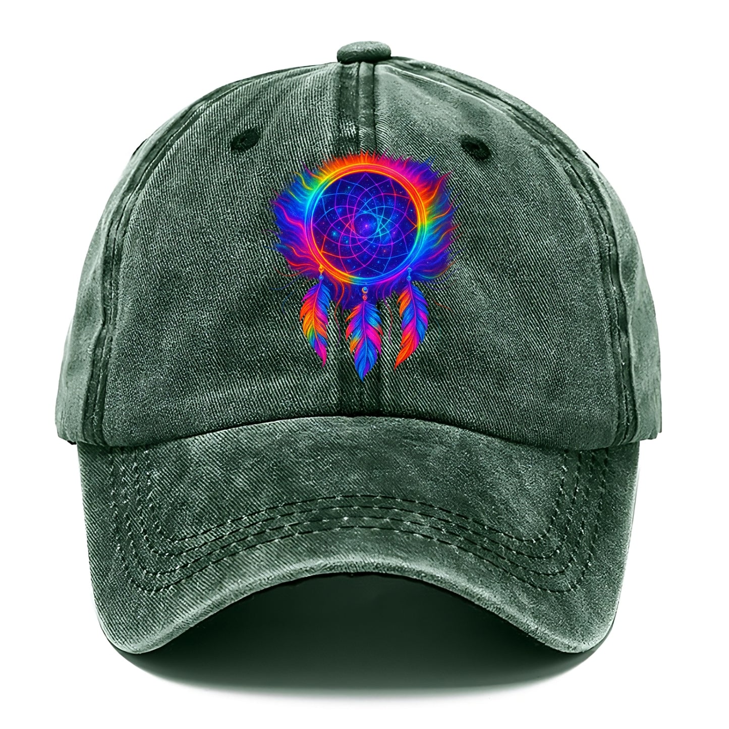 Dream Catcher Universe - Cosmic dreamcat - Classic Cap - Forest Mist(Green)