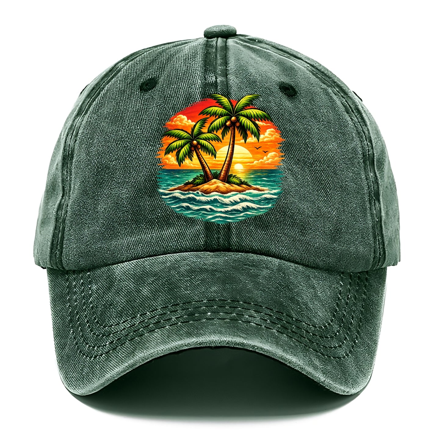 Tropical Island - Classic Cap - Forest Mist(Green)