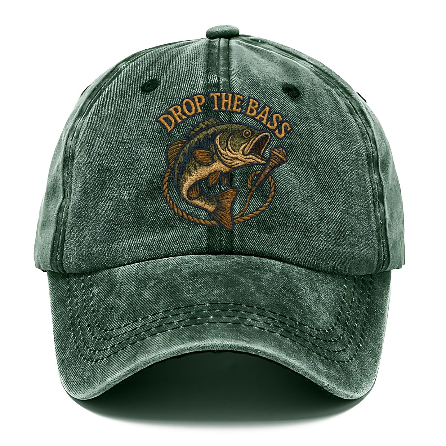 Drop The Bass  - Classic Cap - Forest Mist(Green)